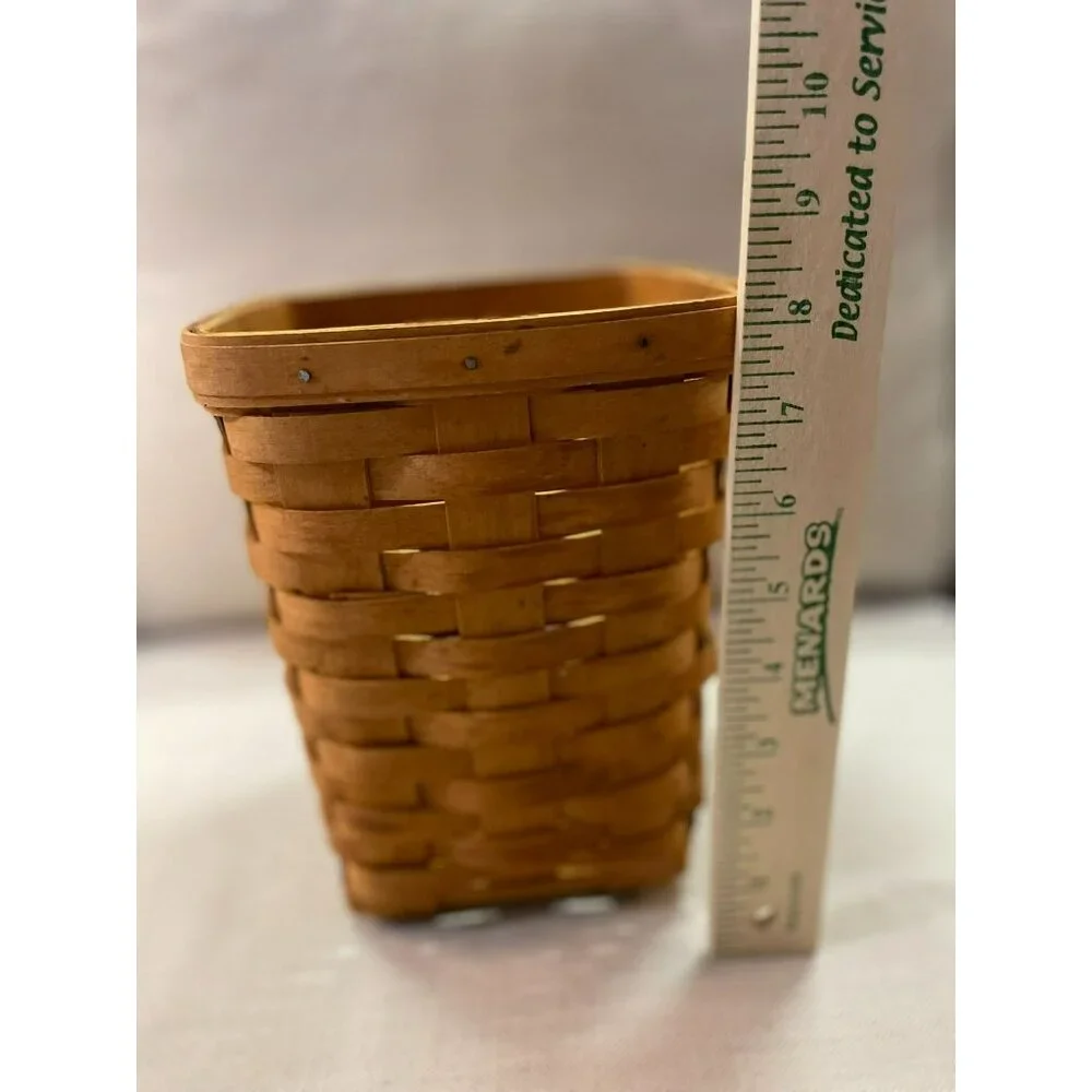 Vintage 1993 Longaberger Basket Used Plastic Protector